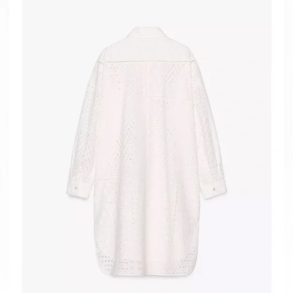 Zara ZW Collection Embroidered Eyelet Dress - Picture 10 of 12